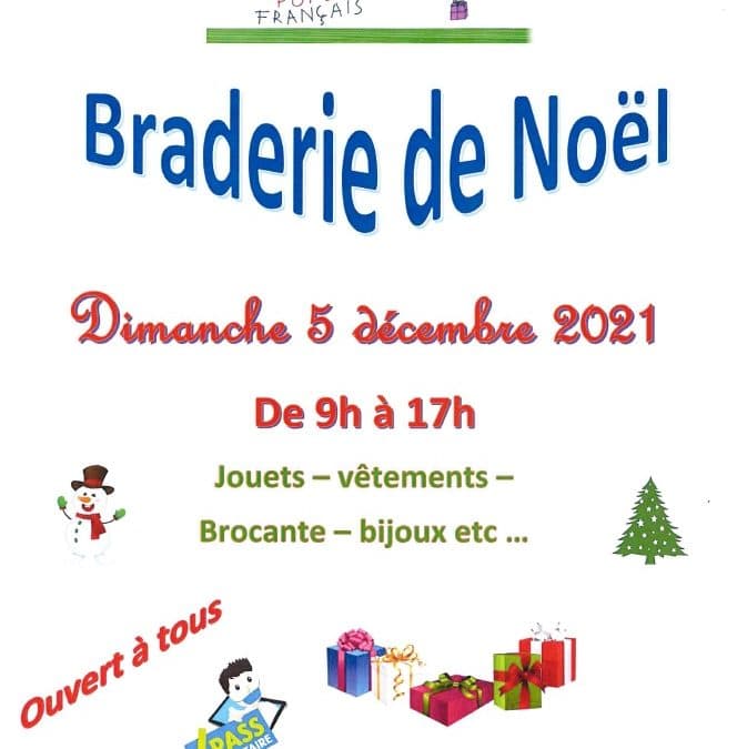 Brocante de Noël du Secours populaire