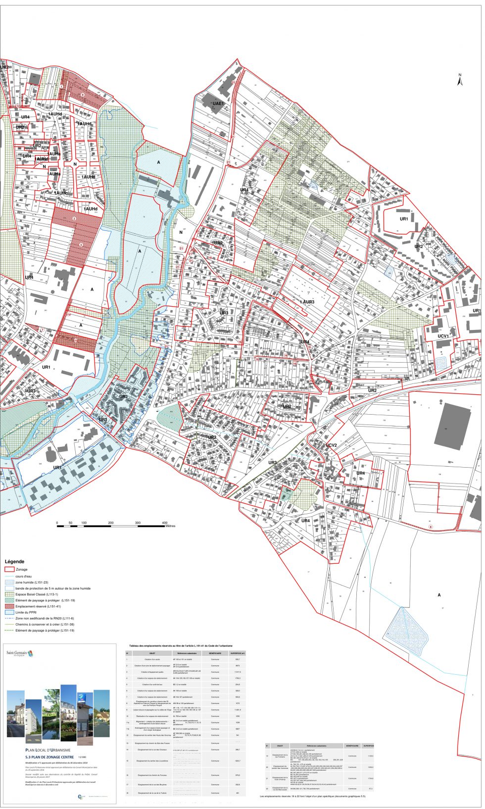 Règlement du plu et plans de zonage en vigueur Ville de SaintGermain