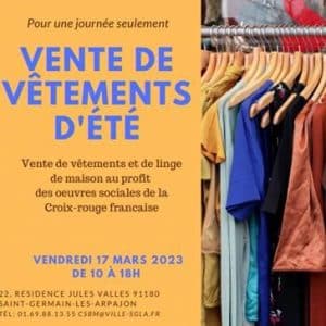 Vente de vêtements