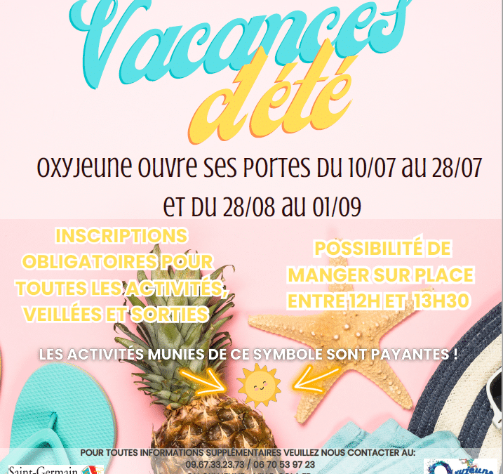 L’été à Oxyjeune