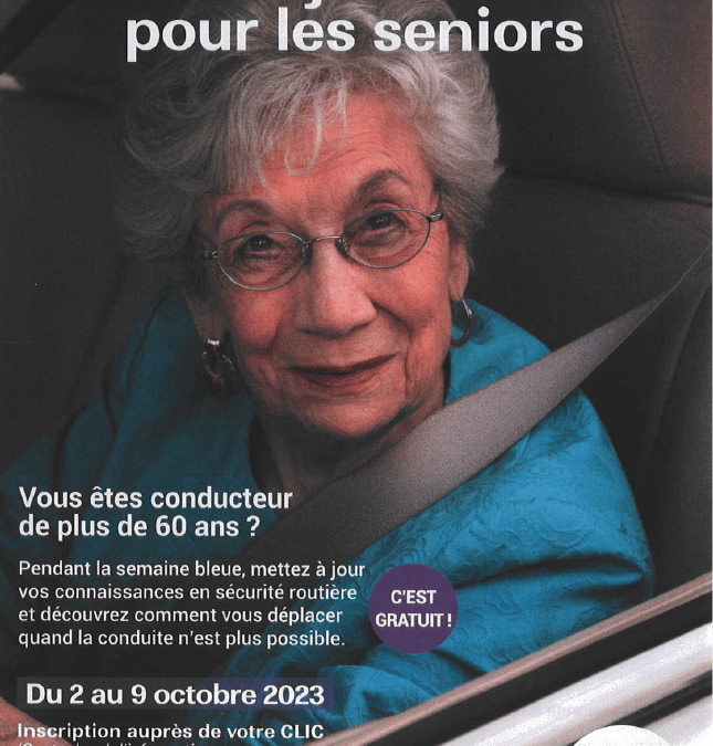 Sécurité routière : une journée pour les seniors